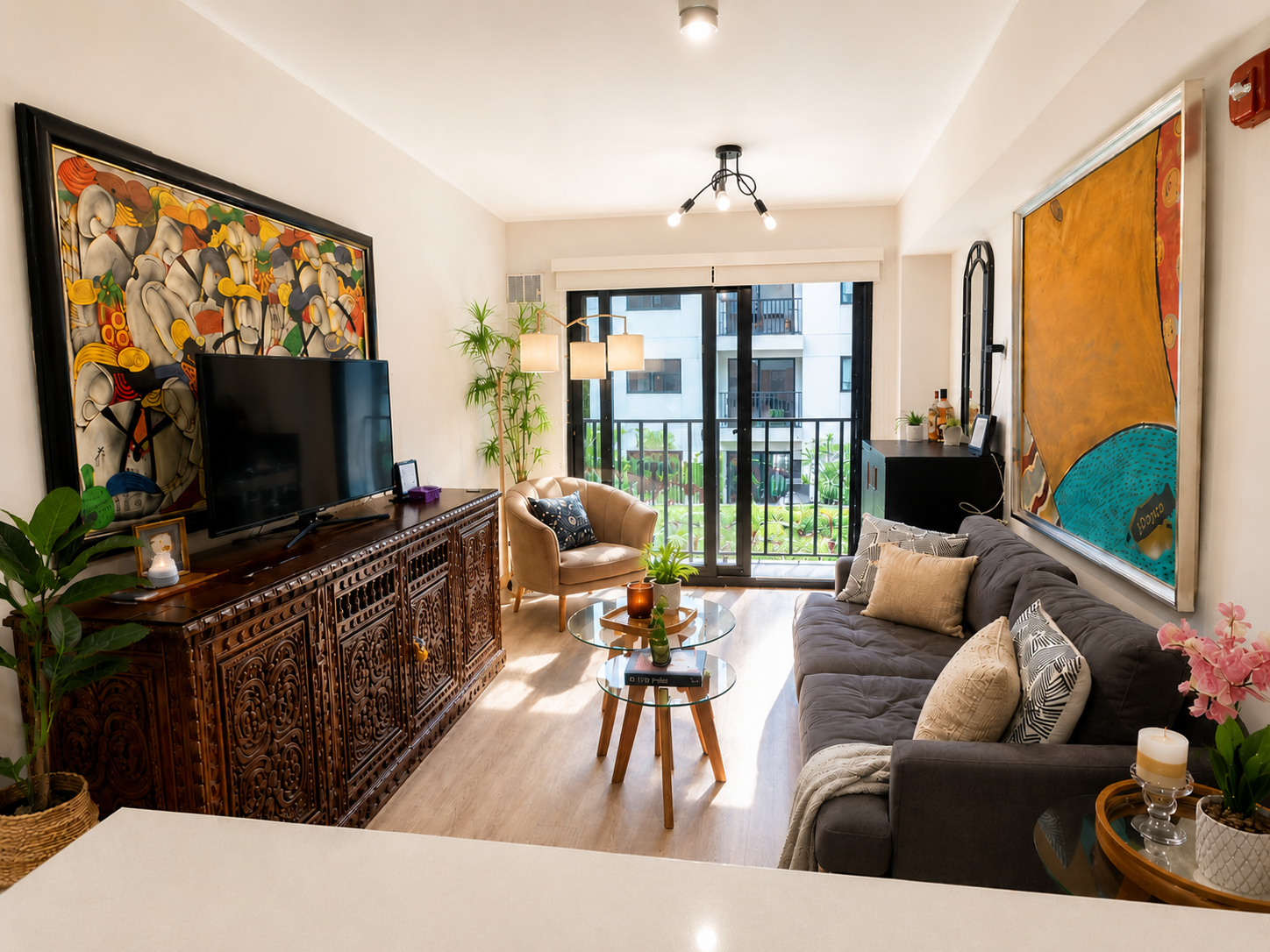 Sala de Casa Petirrojo Nido Barranco