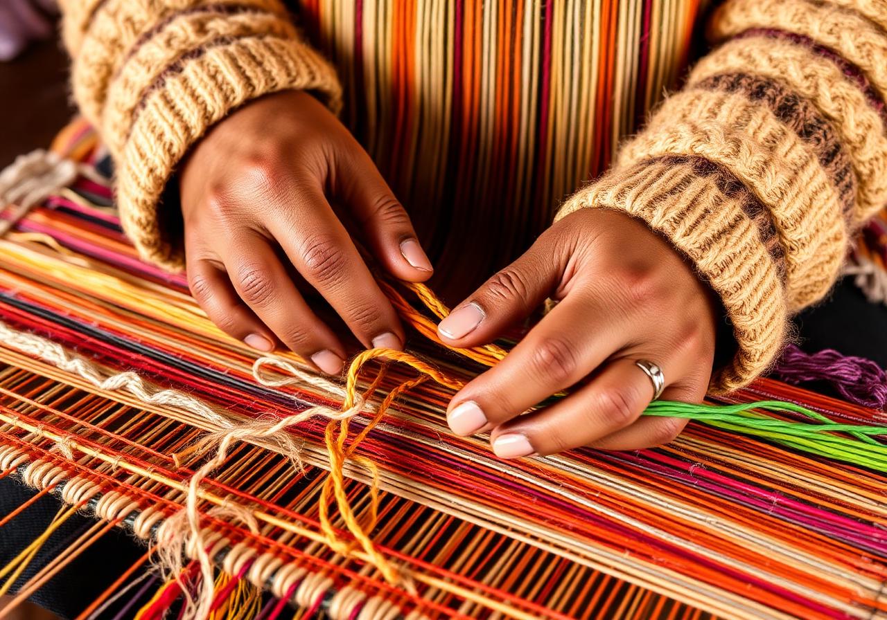Las manos de Chinchero: el arte del tejido andino